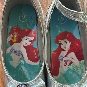 Disney Silver Ariel Kids Dress Shoes